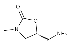 2-Oxazolidinone,5-(aminomethyl)-3-methyl-,(5R)-(9CI) 구조식 이미지