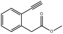 메틸2-(2-에티닐페닐)아세테이트 구조식 이미지