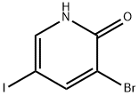 3-Bromo-2-hydroxy-5-iodopyridine 구조식 이미지