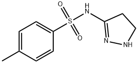 Benzenesulfonamide, N-(4,5-dihydro-1H-pyrazol-3-yl)-4-methyl- (9CI) 구조식 이미지