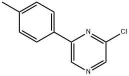 2-클로로-6-(4-메틸페닐)피라진 구조식 이미지