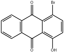 1-브로모-4-하이드록시안트라퀴논 구조식 이미지