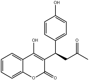 (R)-4'-Hydroxy Warfarin 구조식 이미지