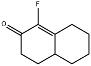 2(3H)-Naphthalenone,  1-fluoro-4,4a,5,6,7,8-hexahydro- Structure