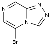 5-BroMo-[1,2,4]트라이아졸로[4,3-a]피라진 구조식 이미지
