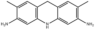 9,10-디히드로-2,7-디메틸아크리딘-3,6-디아민 구조식 이미지