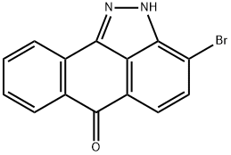 anthra[1,9-cd]pyrazol-6(2H)-one,3-bromo- Structure