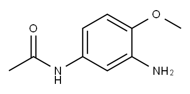 3-아미노-4-메톡시아세트아닐라이드 구조식 이미지