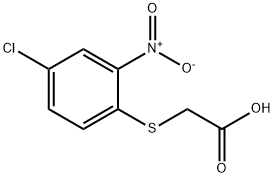 [(4-chloro-2-nitrophenyl)thio]acetic acid Structure