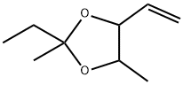 1,3-Dioxolane,  4-ethenyl-2-ethyl-2,5-dimethyl- Structure