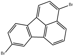 3,8-디브로모플루오란텐 구조식 이미지