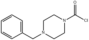 4-Benzyl-piperazine-1-carbonylchloride 구조식 이미지