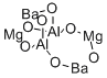 Aluminum barium magnesium oxide Structure