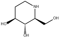 3,4-Piperidinediol,2-(hydroxymethyl)-,(2S,3S,4S)-(9CI) Structure