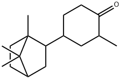 4-isobornyl-2-methylcyclohexan-1-one 구조식 이미지