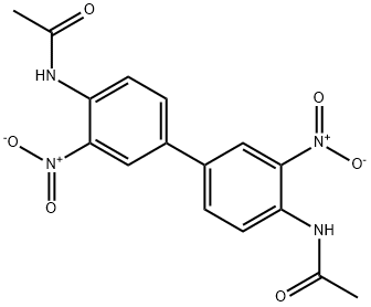 N-(4-(4-ацетамидо-3-нитрофенил)-2-нитрофенил)ацетамид структурированное изображение