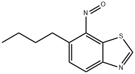 Benzothiazole, 6-butyl-7-nitroso- (9CI) Structure