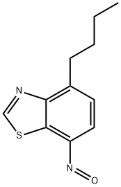 Benzothiazole, 4-butyl-7-nitroso- (9CI) Structure