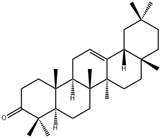 18BETA(H)-OLEAN-12-EN-3-ONE Structure