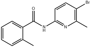 N-(5-BROMO-6-METHYL-2-PYRIDINYL)-2-METHYL-BENZAMIDE Structure