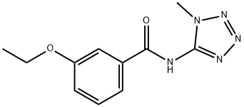 Benzamide, 3-ethoxy-N-(1-methyl-1H-tetrazol-5-yl)- (9CI) Structure