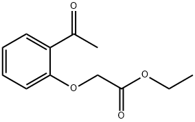 ethyl 2-(2-acetylphenoxy)acetate 구조식 이미지