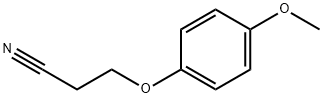 3-(4-methoxyphenoxy)propanenitrile 구조식 이미지