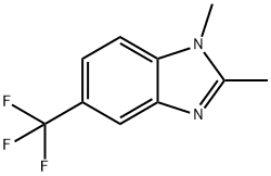 1,2-dimethyl-5-(trifluoromethyl)-1H-benzimidazole Structure