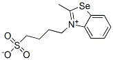 2-methyl-3-(4-sulphonatobutyl)benzoselenazolium 구조식 이미지