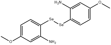 2,2'-diselenobis[5-methoxyaniline] 구조식 이미지