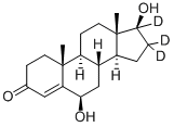 6-B-HYDROXY TESTOSTERONE-D3 Structure