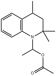 3,4-dihydro-2,2,4-trimethyl-2H-quinoline-1-ethyl acetate 구조식 이미지