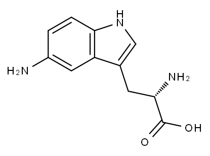 5-AMINO-DL-TRYPTOPHAN Structure