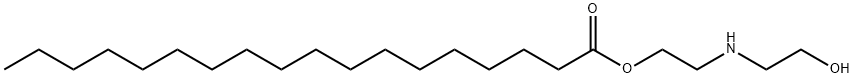 2-[(2-hydroxyethyl)amino]ethyl stearate 구조식 이미지