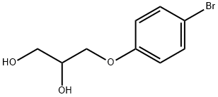 3-(4-bromophenoxy)propane-1,2-diol 구조식 이미지
