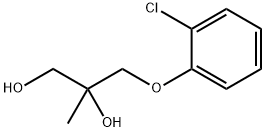 3-(o-Chlorophenoxy)-2-methyl-1,2-propanediol 구조식 이미지