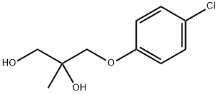 3-(p-Chlorophenoxy)-2-methyl-1,2-propanediol Structure