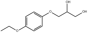 3-(p-Ethoxyphenoxy)-1,2-propanediol 구조식 이미지