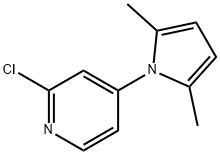 1-(2-chloropyridin-4-yl)-2,5-dimethyl-1H-pyrrole 구조식 이미지
