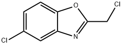 5-CHLORO-2-(CHLOROMETHYL)-1,3-BENZOXAZOLE 구조식 이미지