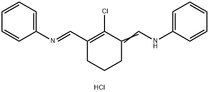 3-CHLORO-2,4-TRIMETHYLENENGLUTACONDIANIL HYDROCHLORIDE Structure