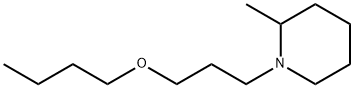 1-(3-Butoxypropyl)-2-methylpiperidine 구조식 이미지