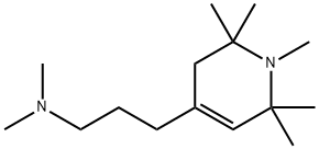 1,2,3,6-Tetrahydro-4-[3-(dimethylamino)propyl]-1,2,2,6,6-pentamethylpyridine Structure