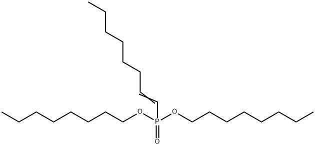 1-Octenylphosphonic acid dioctyl ester 구조식 이미지