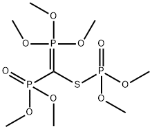 [(Trimethoxyphosphoranylidene)[(dimethoxyphosphinyl)thio]methyl]phosphonic acid dimethyl ester 구조식 이미지