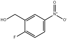 2-플루오로-5-니트로벤질알콜 구조식 이미지