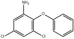 2,4-dichloro-6-aminodiphenyl ether Structure