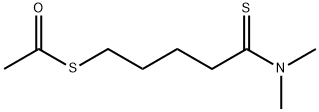 Ethanethioic  acid,  S-[5-(dimethylamino)-5-thioxopentyl]  ester 구조식 이미지