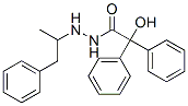 N'-(1-Benzylethyl)-2-hydroxy-2,2-diphenylacetohydrazide 구조식 이미지