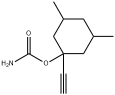 Cyclohexanol,1-ethynyl-3,5-dimethyl,carbamate(9CI) Structure
